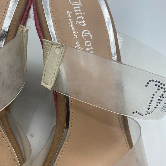 juicy couture cristene Rainbow wedge espadrilles heels size 9.5 Juicy In Gems - Picture 4 of 9